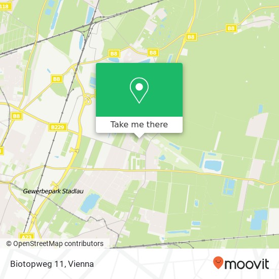 Biotopweg 11 map