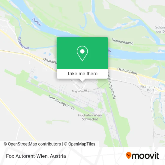 Fox Autorent-Wien map