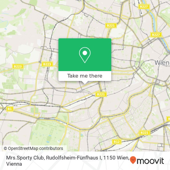 Mrs.Sporty Club, Rudolfsheim-Fünfhaus I, 1150 Wien map