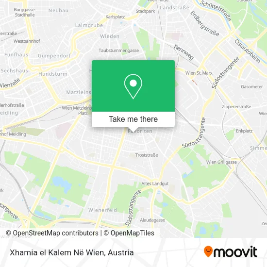 Xhamia el Kalem Në Wien map