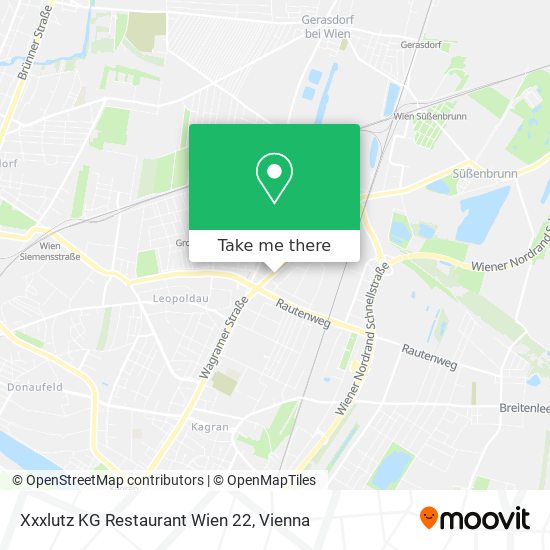 Xxxlutz KG Restaurant Wien 22 map