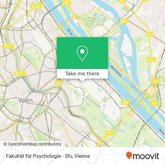 Fakultät für Psychologie - Sfu map