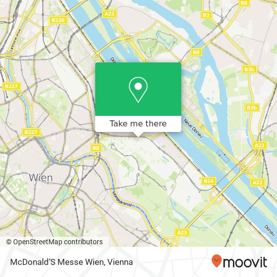 McDonald‘S Messe Wien map