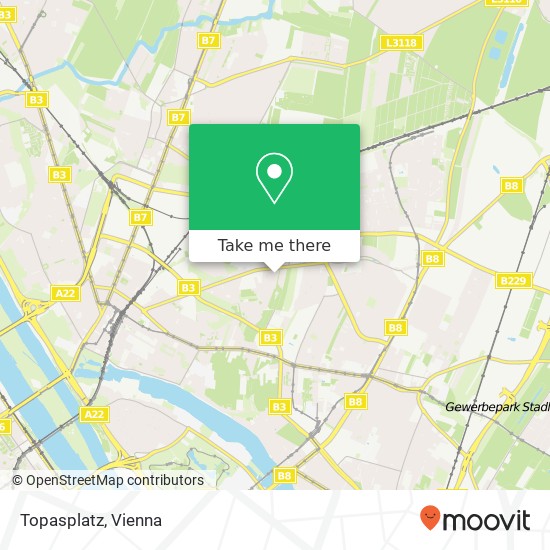 Topasplatz map