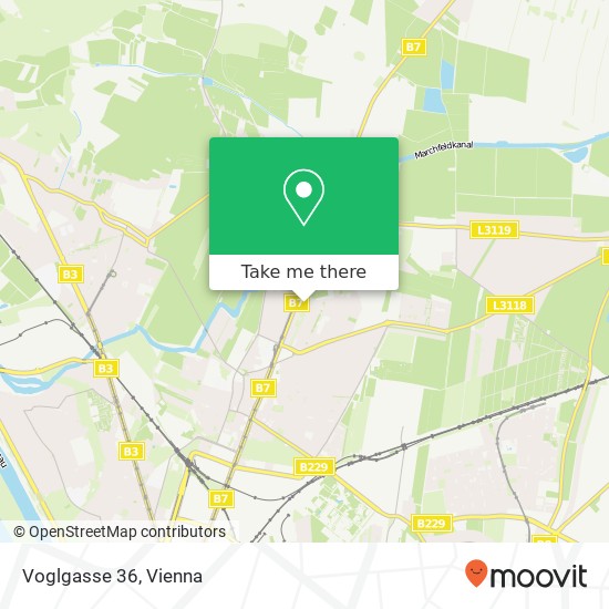 Voglgasse 36 map