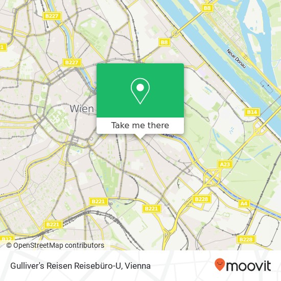 Gulliver's Reisen Reisebüro-U map