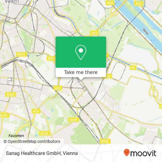 Sanag Healthcare GmbH map