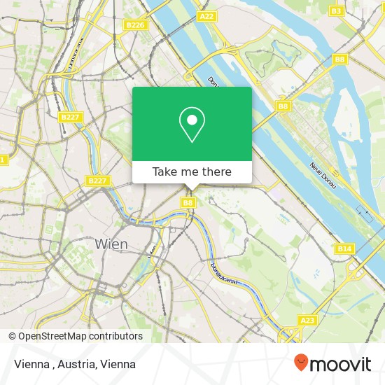 Vienna , Austria map