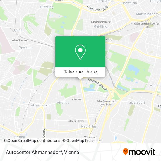 Autocenter Altmannsdorf map