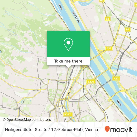 Heiligenstädter Straße / 12.-Februar-Platz map