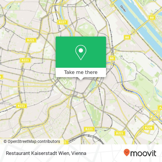 Restaurant Kaiserstadt Wien map