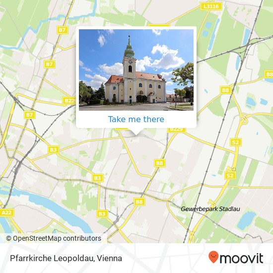 Pfarrkirche Leopoldau map