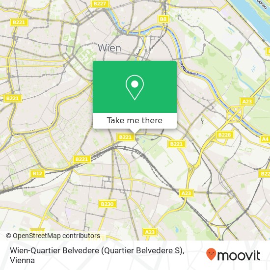 Wien-Quartier Belvedere (Quartier Belvedere S) map