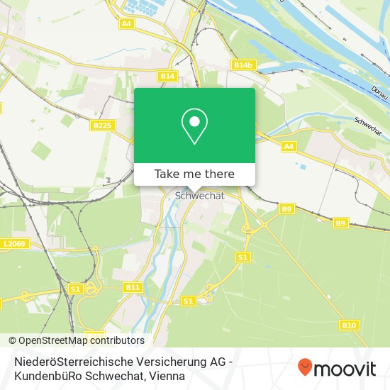 NiederöSterreichische Versicherung AG - KundenbüRo Schwechat map