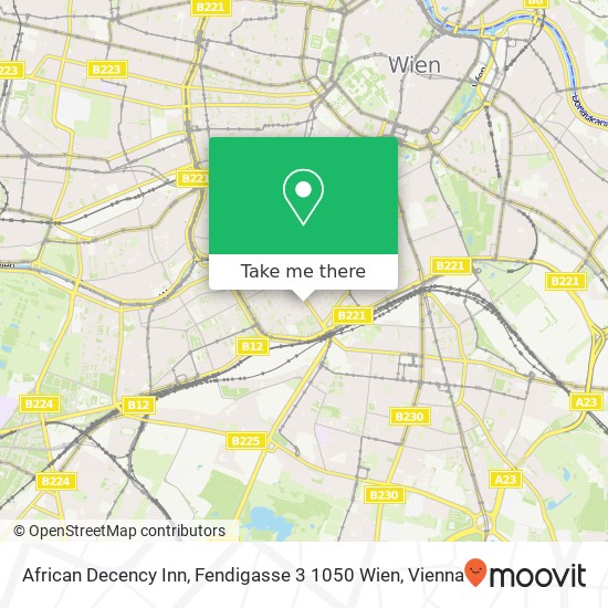 African Decency Inn, Fendigasse 3 1050 Wien map