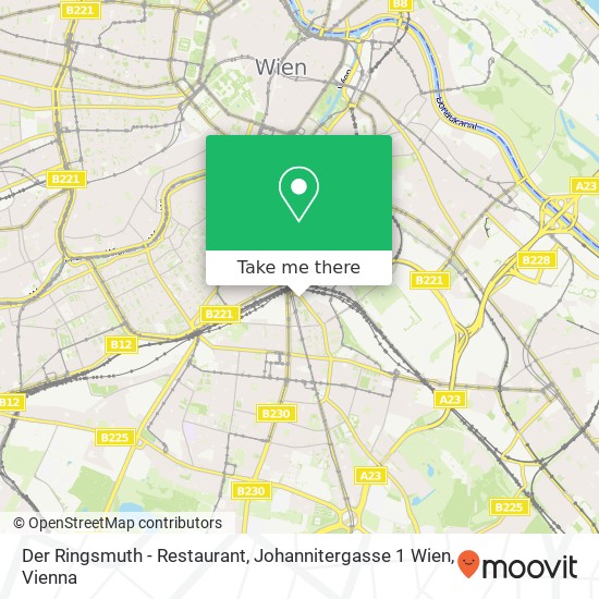 Der Ringsmuth - Restaurant, Johannitergasse 1 Wien map