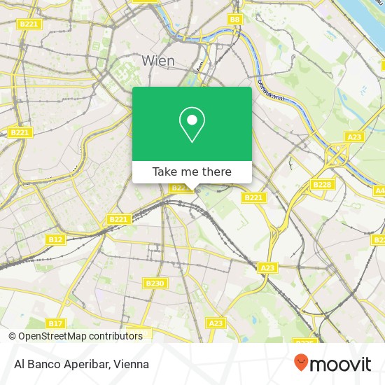 Al Banco Aperibar, Am Belvedere 1 Wien map