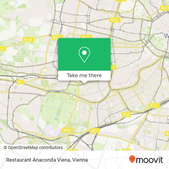 Restaurant Anaconda Viena, Mariahilfer Straße 219 1150 Wien map