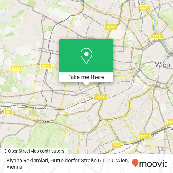 Viyana Reklamlari, Hütteldorfer Straße 6 1150 Wien map