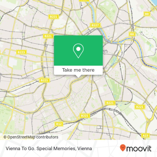 Vienna To Go. Special Memories, Linke Wienzeile 1060 Wien map