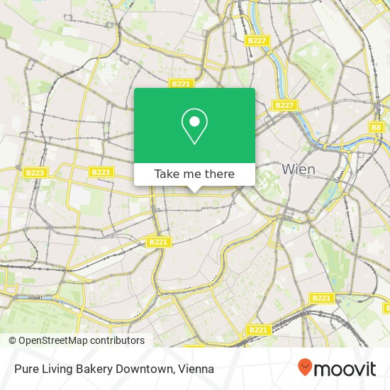 Pure Living Bakery Downtown, Burggasse 68 1070 Wien map