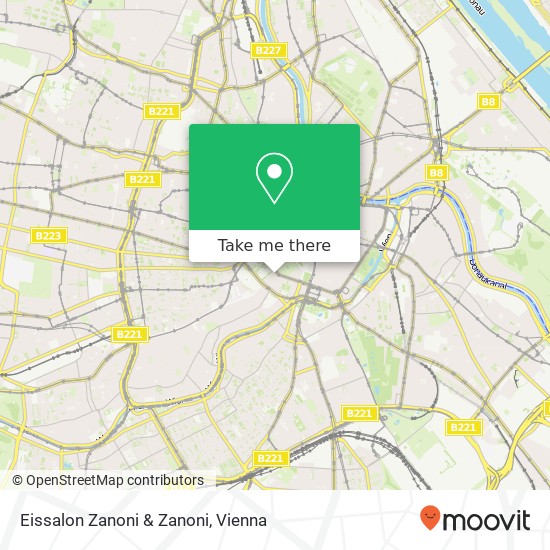 Eissalon Zanoni & Zanoni, Burgring 3 1010 Wien map