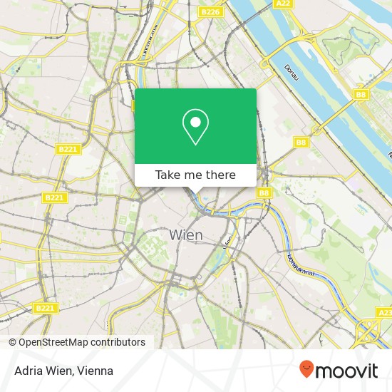 Adria Wien, 1020 Wien map