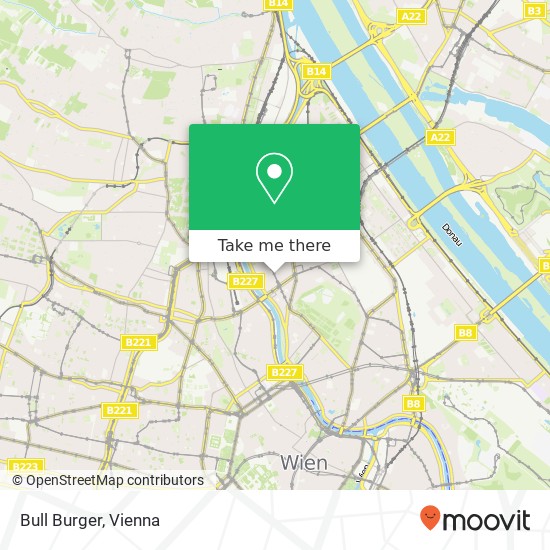 Bull Burger, Klosterneuburger Straße 34 Wien map