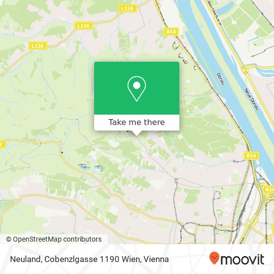 Neuland, Cobenzlgasse 1190 Wien map