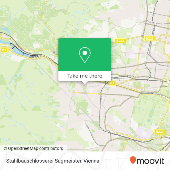 Stahlbauschlosserei Sagmeister map