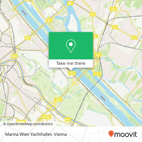Marina Wien Yachthafen map