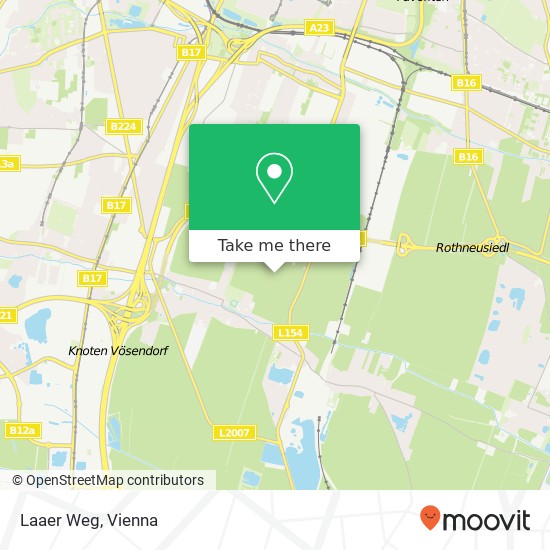 Laaer Weg map