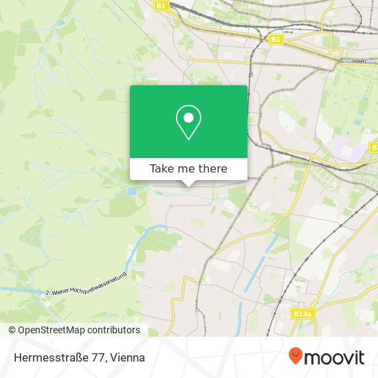 Hermesstraße 77 map