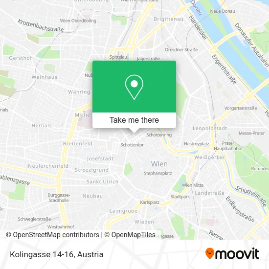 Kolingasse 14-16 map