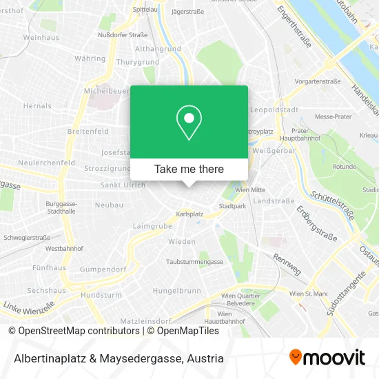 Albertinaplatz & Maysedergasse map