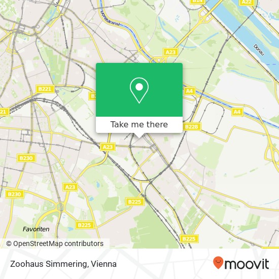 Zoohaus Simmering map