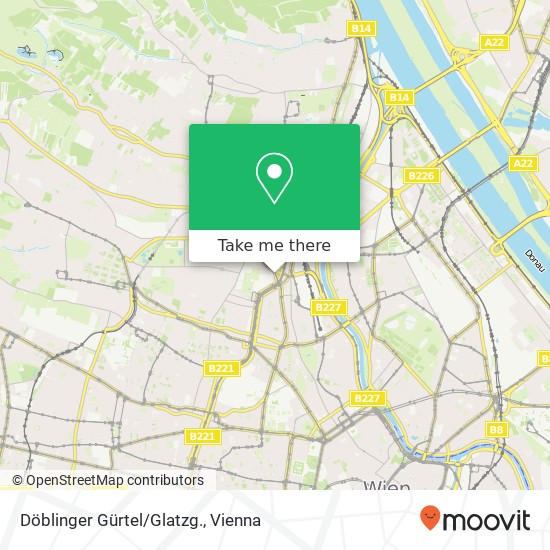 Döblinger Gürtel/Glatzg. map