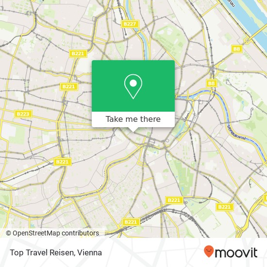 Top Travel Reisen map