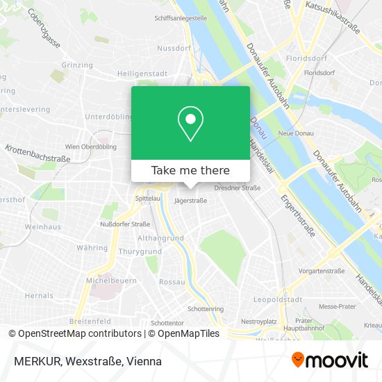 MERKUR, Wexstraße map