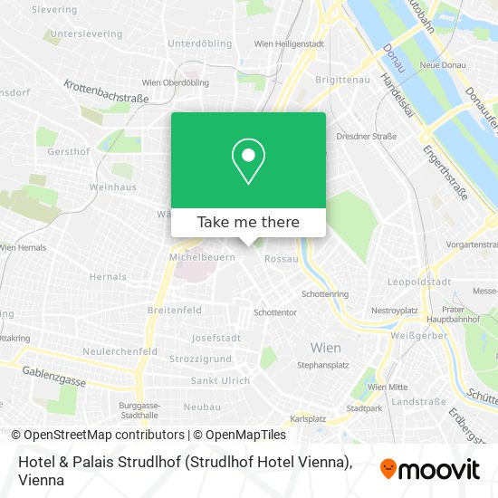 Hotel & Palais Strudlhof (Strudlhof Hotel Vienna) map