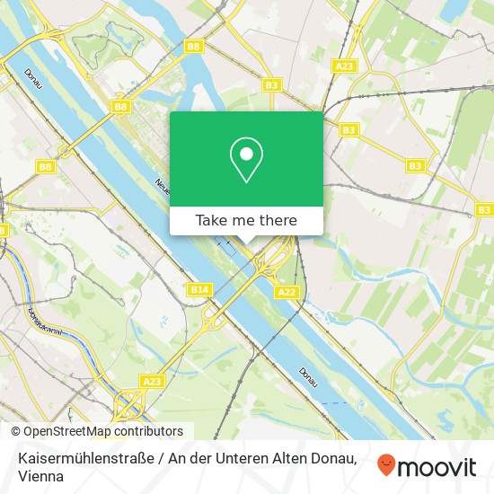Kaisermühlenstraße / An der Unteren Alten Donau map
