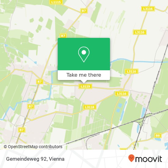 Gemeindeweg 92 map