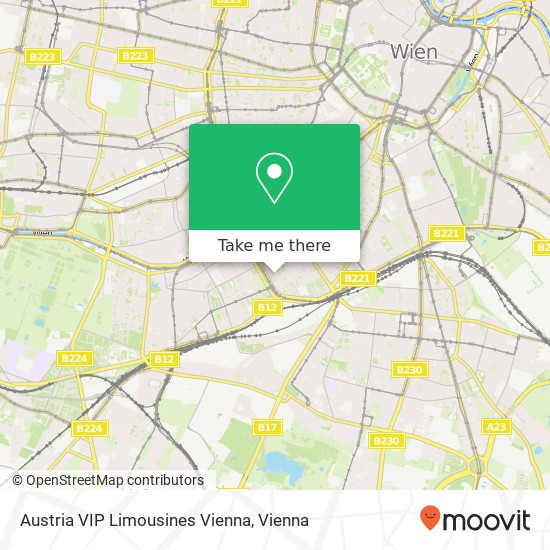 Austria VIP Limousines Vienna map