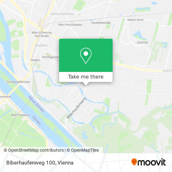 Biberhaufenweg 100 map