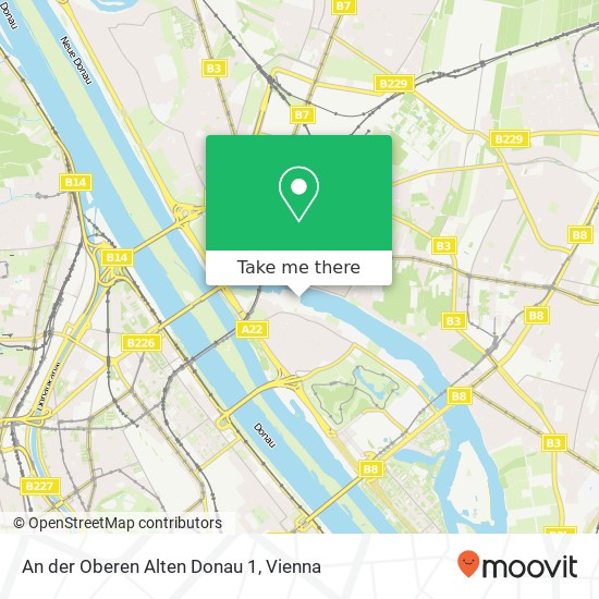 An der Oberen Alten Donau 1 map