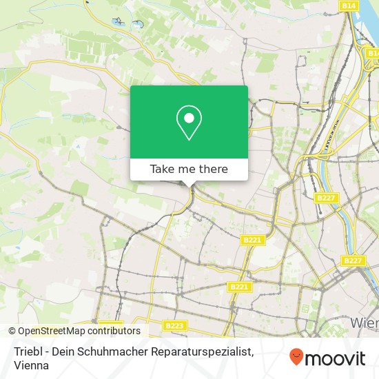 Triebl - Dein Schuhmacher Reparaturspezialist map