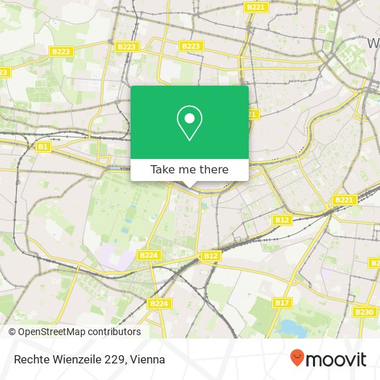 Rechte Wienzeile 229 map