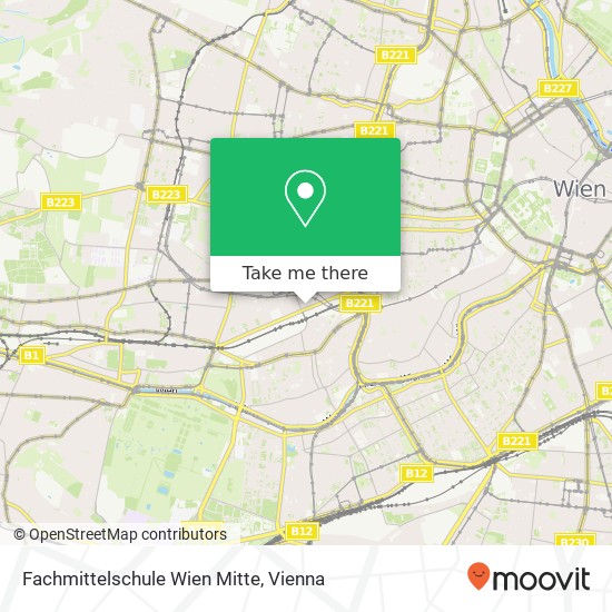 Fachmittelschule Wien Mitte map