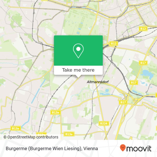 Burgerme (Burgerme Wien Liesing) map