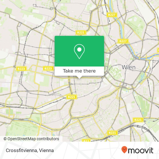 Crossfitvienna map